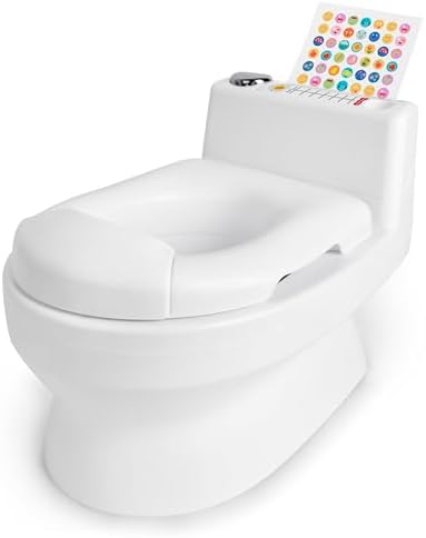 Fisher-Price™ 2-N-1 Potty Trainer with Flushing Sounds, Chart & Storage –…