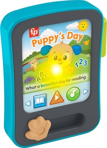 Fisher-Price Baby Learning Toy Laugh & Learn Puppy’s Storytime Reader Pretend…
