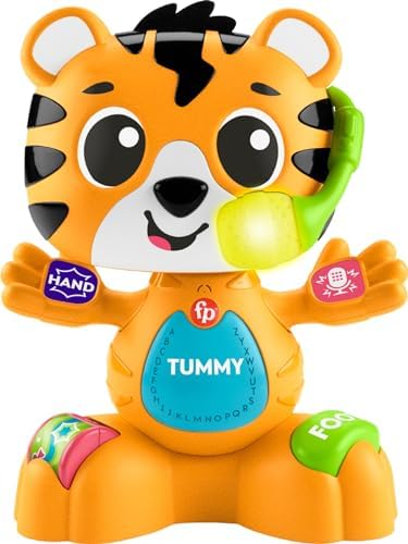 Fisher-Price Baby Learning Toy Link Squad Bop & Groove Tiger with Music &…