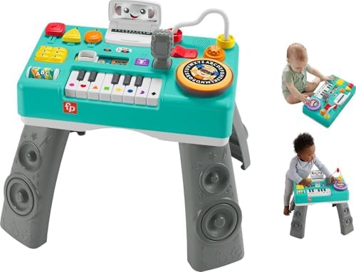 Fisher-Price Baby & Toddler Toy Laugh & Learn DJ Table with Educational…