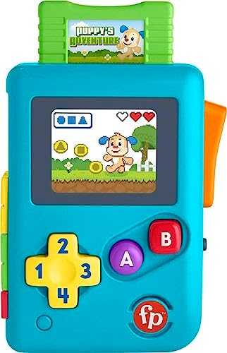 Fisher-Price Baby & Toddler Toy Laugh & Learn Lil’ Gamer Pretend Video Game…