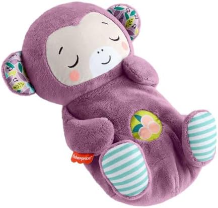 Fisher-Price Baby Toy Soothe ‘n Snuggle Purple Monkey Plush Portable Sound…