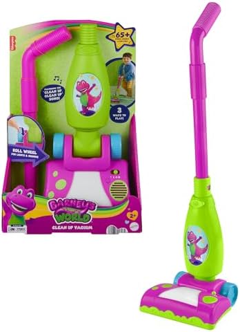 Barney’s World Toddler Toy Clean Up Vacuum Electronic Push Along, Lights…