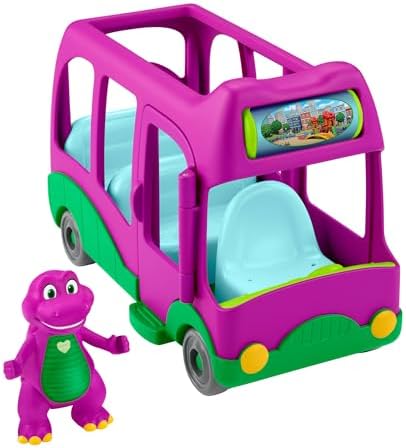 Barney Fisher-Price World Adventure Bus Figure