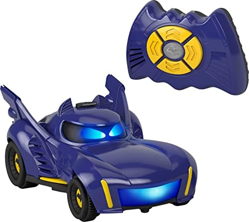 Fisher-Price DC Batwheels Remote Control Car, Bam The Batmobile Transforming…