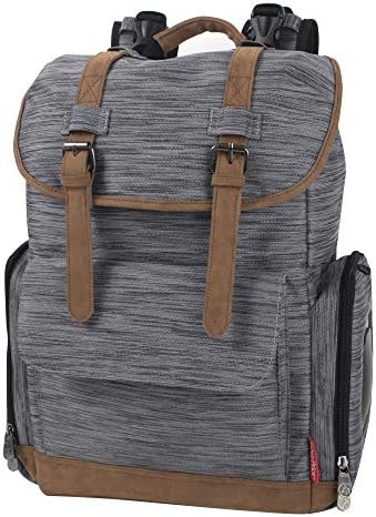 Fisher-Price Drawstring Diaper Bag Backpack with Wipes Pocket, Insulated…