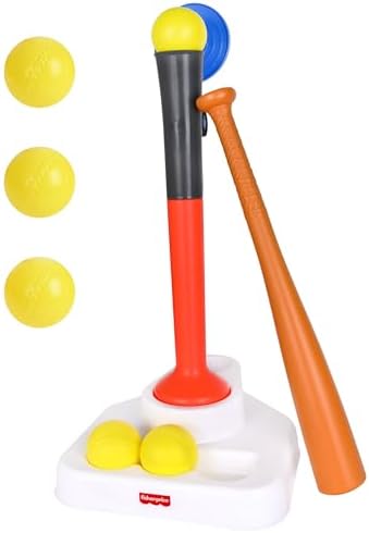 Fisher-Price™ Grow-to-Pro 2-in-1 Tee Ball Set for Toddlers & Kids, Height…