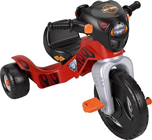 Fisher-Price Harley Davidson Toddler Tricycle Ride-On Preschool Toy, Lights &…