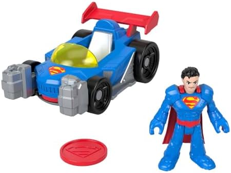 Fisher-Price Imaginext DC Super Friends Metal Force Supermobile Vehicle | Toy…