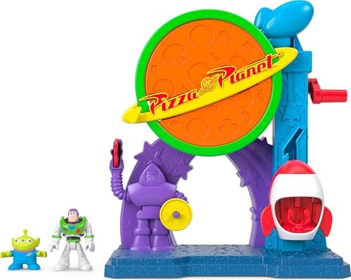 Fisher-Price Imaginext Disney and Pixar Toy Story Pizza Planet Playset with…