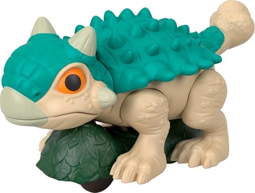 Fisher-Price Imaginext Jurassic World Dinosaur, Ankylosaurus Push-Toy with…