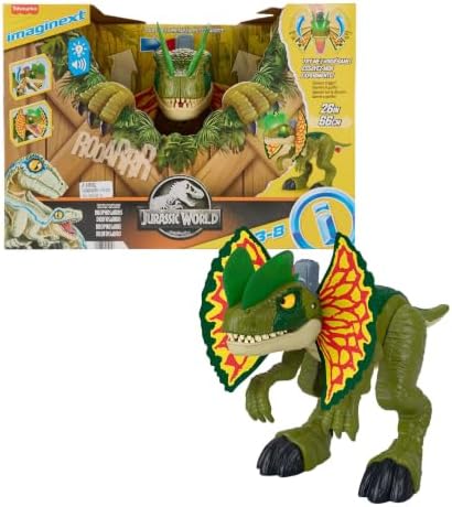 Fisher-Price Imaginext Jurassic World Dinosaur Toy Thrash Attack…