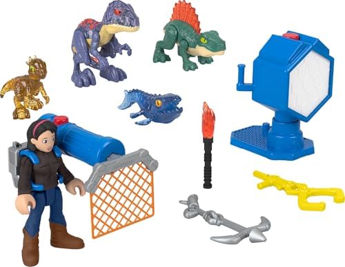 Fisher-Price Imaginext Jurassic World Dinosaur Toys Evo-Scanner Multi-Pack…