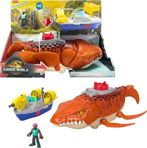 Fisher-Price Imaginext Jurassic World Rebirth Aquachomp Chase Mosasaurus…