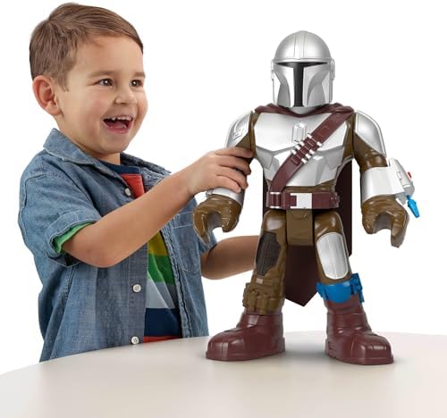 Fisher-Price Imaginext Star Wars Toy The Mandalorian XXL Figure, 16+ Inch…