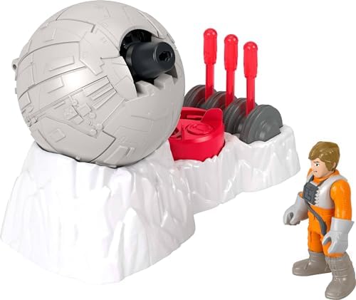 Fisher-Price Imaginext Star Wars Toys Rebel Base Cannon Launcher with Luke…