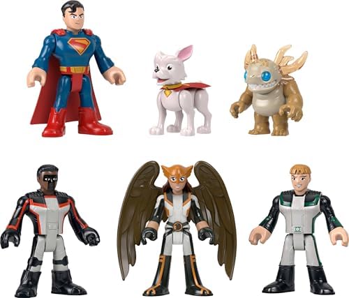 Fisher-Price Imaginext Superman Action Figure Multipack, 6 Characters, 3-inch…
