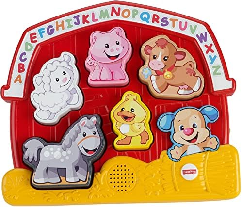 Fisher-Price Laugh & Learn Farm Animal Puzzle Toddler Toy