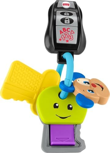 Fisher-Price Laugh & Learn Play & Go Keys Baby Toy | Pretend Fob with Lights…