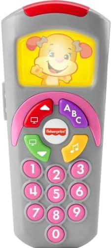 Fisher-Price Laugh & Learn Sis’ Remote Baby Toy | Pretend TV Controller,…