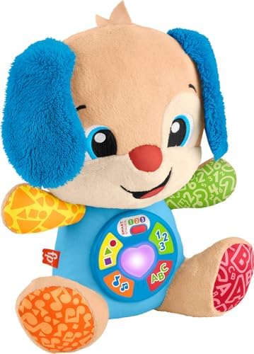 Fisher-Price Laugh & Learn Smart Stages Puppy Baby Plush Toy | Electronic…