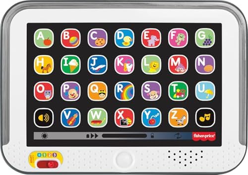 Fisher-Price Laugh & Learn Smart Stages Tablet | Pretend Computer, 100+…