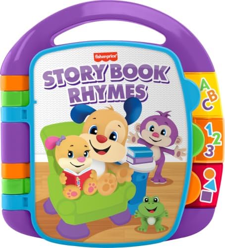Fisher-Price Laugh & Learn Storybook Rhymes Baby Toy, Ages 6+ Months |…