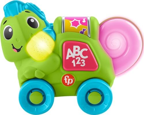 Fisher-Price Link Squad Crawl ‘n Colors Chameleon Baby Toy | Electronic…