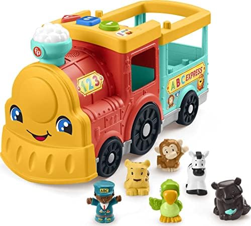 Fisher-Price Little People Big ABC Animal Train Toddler Toy | Musical Train &…