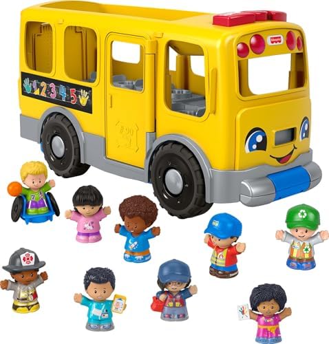 Fisher-Price Little People Big Yellow School Bus, Multilanguage | English,…