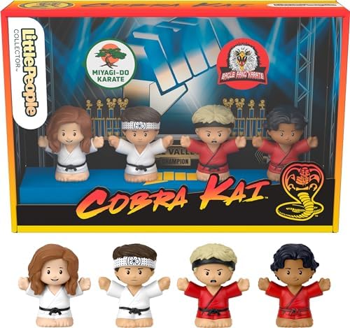 Little People Collector Cobra Kai Special Edition Figure Set for Adults &…
