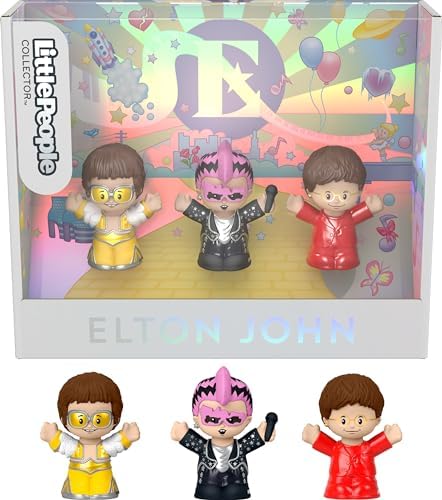 Little People Collector Elton John Special Edition Set for Adults & Fans, 3…