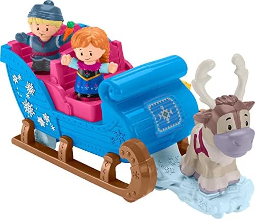 Fisher-Price Little People Disney Frozen Kristoff’s Sleigh | Push-along…