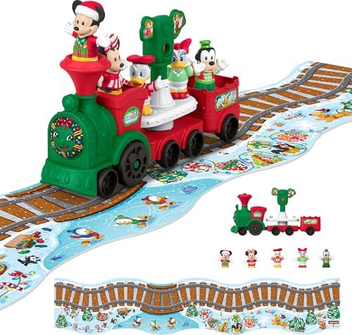 Fisher-Price Little People Disney Jr Musical Christmas Train Toy | Playset &…