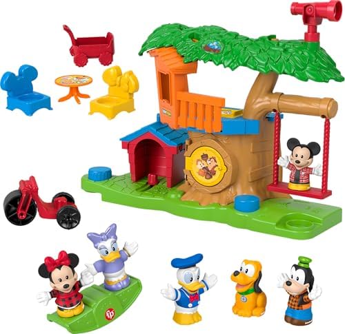 Fisher-Price Little People Disney Jr Tree Fort Playset | Musical Toy, 6…