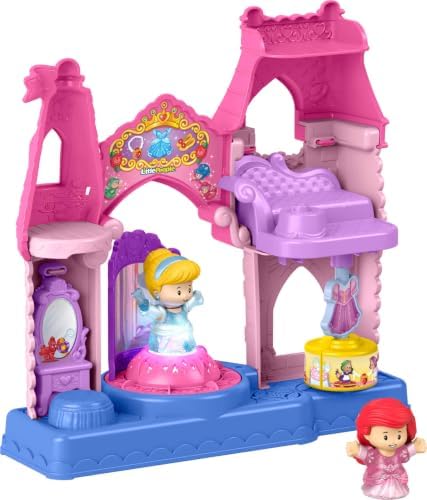 Fisher-Price Little People Disney Princess Shimmer & Glow Dress Shop