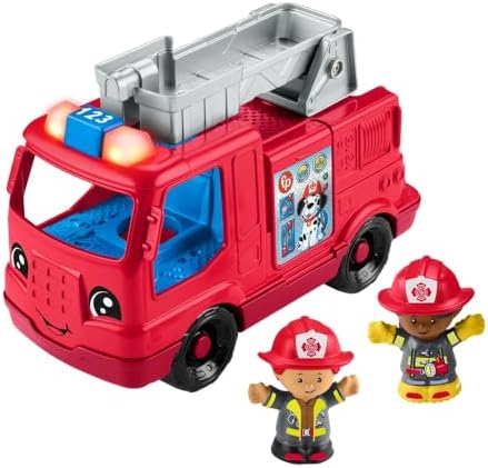 Fisher-Price Little People Fire Truck Toddler Toy