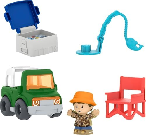 Fisher-Price Little People Fishing Trip Figure & Vehicle Set