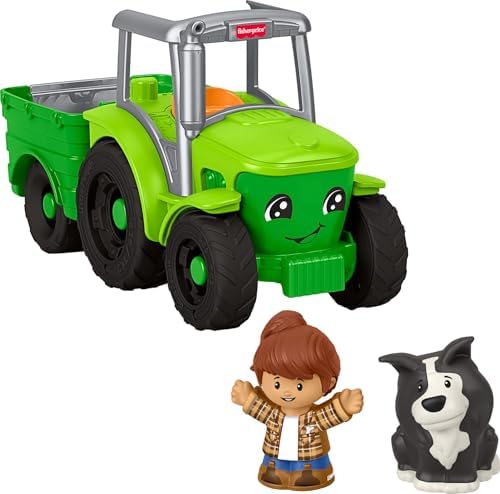 Fisher-Price Little People Push & Play Tractor, Ages 1+