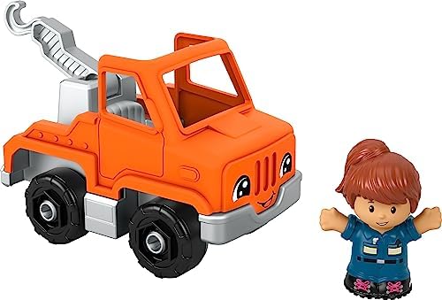 Fisher-Price Little People Toddler Toy Help and Go Tow Truck and Figure for…