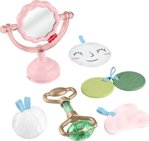 Fisher-Price Mini Me Moments Self-Care Sensory Set | Baby Toys, 6-Piece…