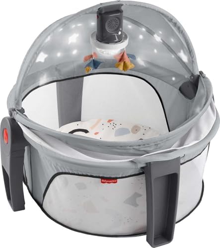 Fisher-Price Portable Baby Bassinet and Play Space Deluxe On-the-Go…