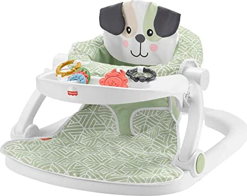 Fisher-Price Portable Baby Chair Sit-Me-Up Floor Seat with Snack Tray and…