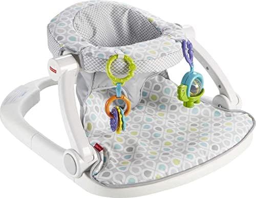 Fisher-Price Portable Baby Chair Sit-Me-Up Floor Seat with Newborn Activity…