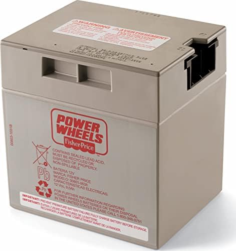 Power Wheels Ride-On Toy Replacement Battery 12-Volt 12-Ah Rechargeable for…