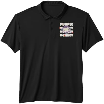 Fisher-Price Purple Monkey Performance Polo Shirt
