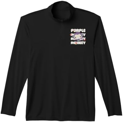 Fisher-Price Purple Monkey Performance Quarter-Zip Top