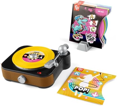 Fisher-Price Rockin’ Record Player Musical Toy | Toy Turntable & 5 Records,…