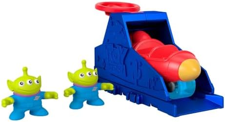 Fisher-Price Story Imaginext Toy Launcher Set with Alien & Vehicle