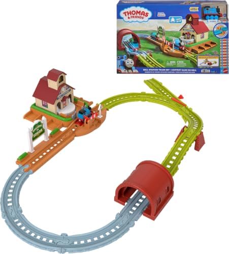​Thomas & Friends Bell Station Playset & Push-Along Thomas Toy Train